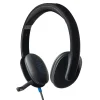 Casque H540 Filaire, Ecouteurs Stéréo Anti-Parasites, USB, pour PC/Mac