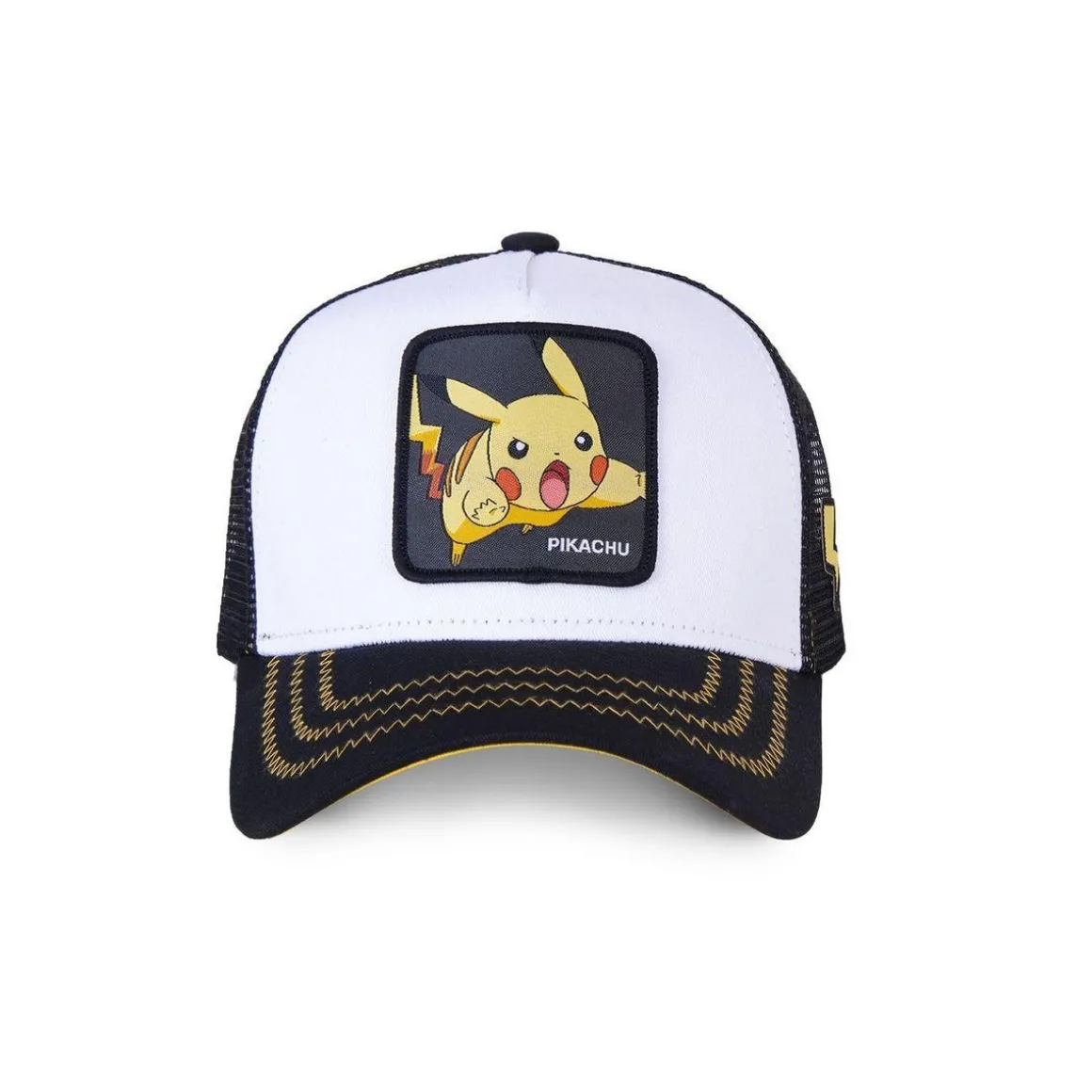 Casquette Capslab trucker Pokemon Pikachu Blanc