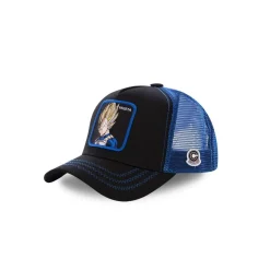 Casquette Dragon Ball Z Vegeta Noir filet Bleu