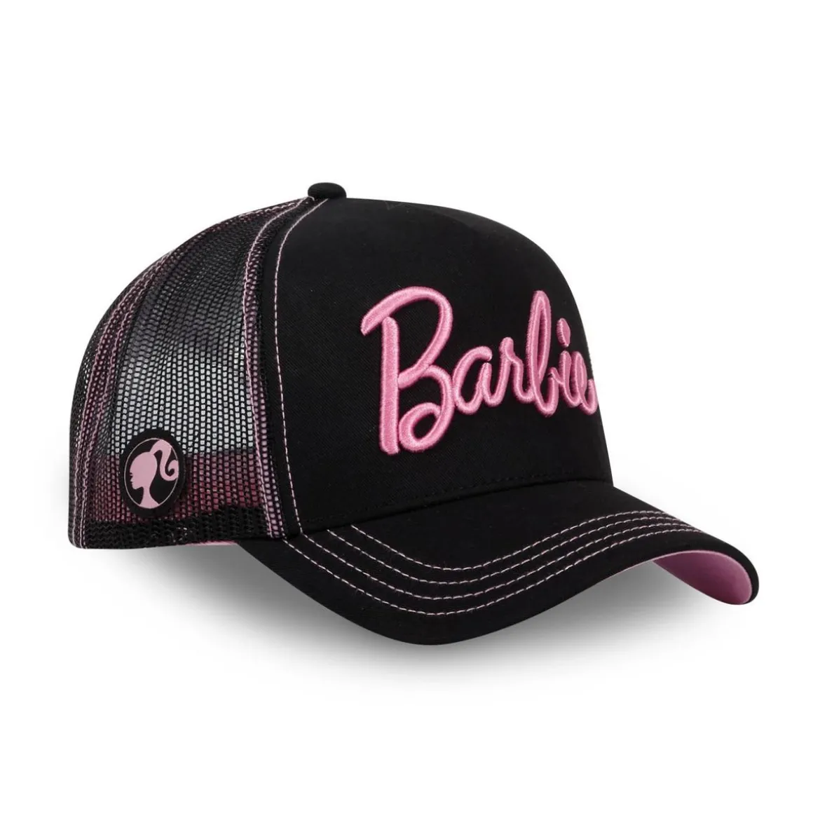 Casquette femme trucker fermeture snapback Barbie