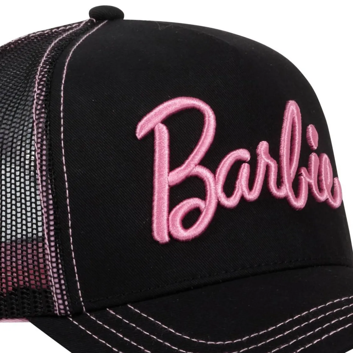 Casquette femme trucker fermeture snapback Barbie