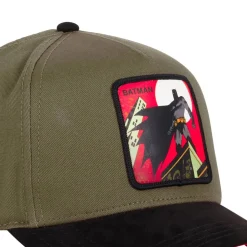 Casquette homme trucker bi-matière en coton et suedine Dc Comics