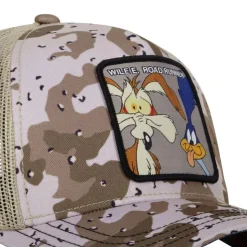 Casquette homme trucker camouflage Looney Tunes Bip Bip Coyote
