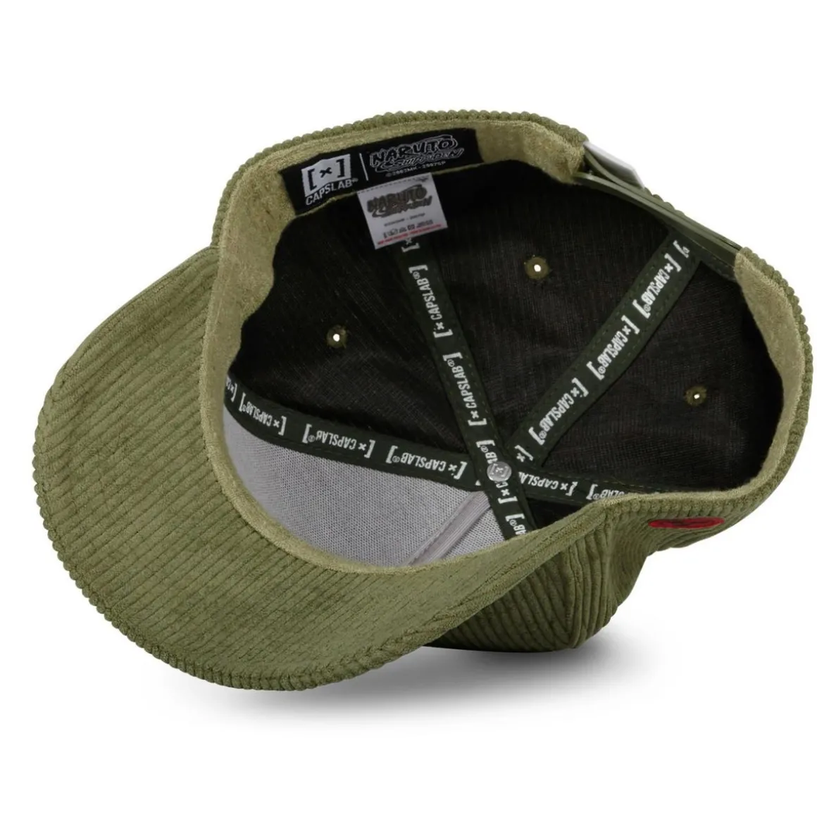 Casquette homme trucker en velours côtelé Naruto Shippuden Kakashi