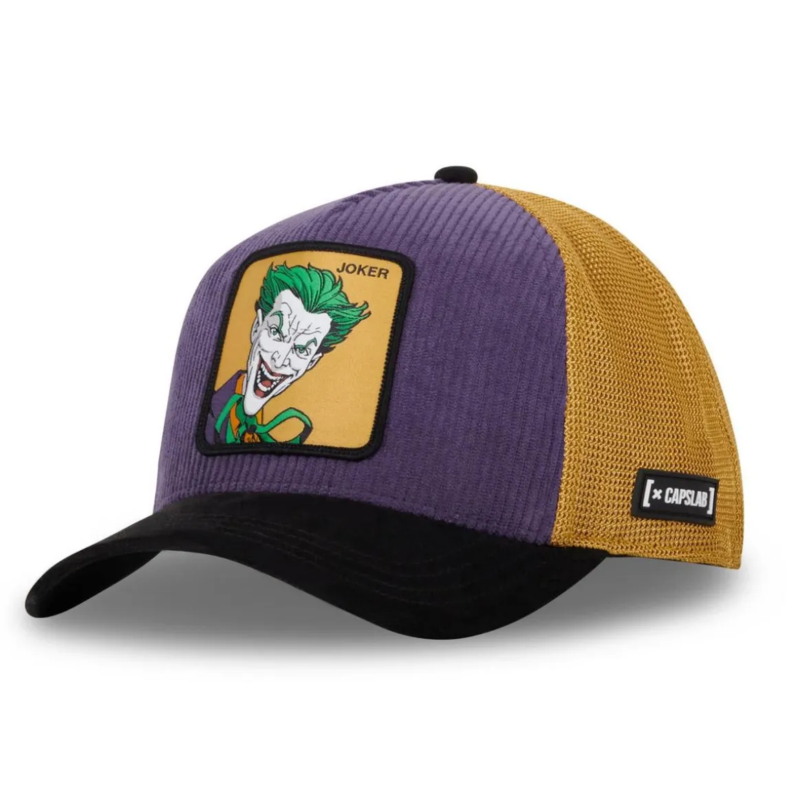 Casquette homme trucker en velour et suedine Dc Comics Prison
