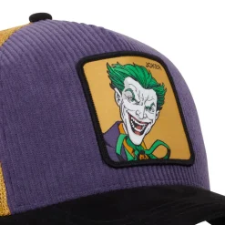Casquette homme trucker en velour et suedine Dc Comics Prison
