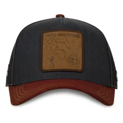 Casquette homme trucker effet denim et suedine Looney Tunes