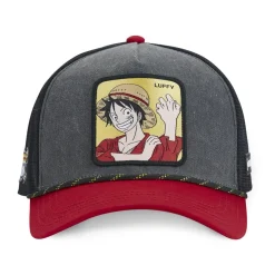 Casquette trucker avec filet finitions premium One Piece Mugiwara