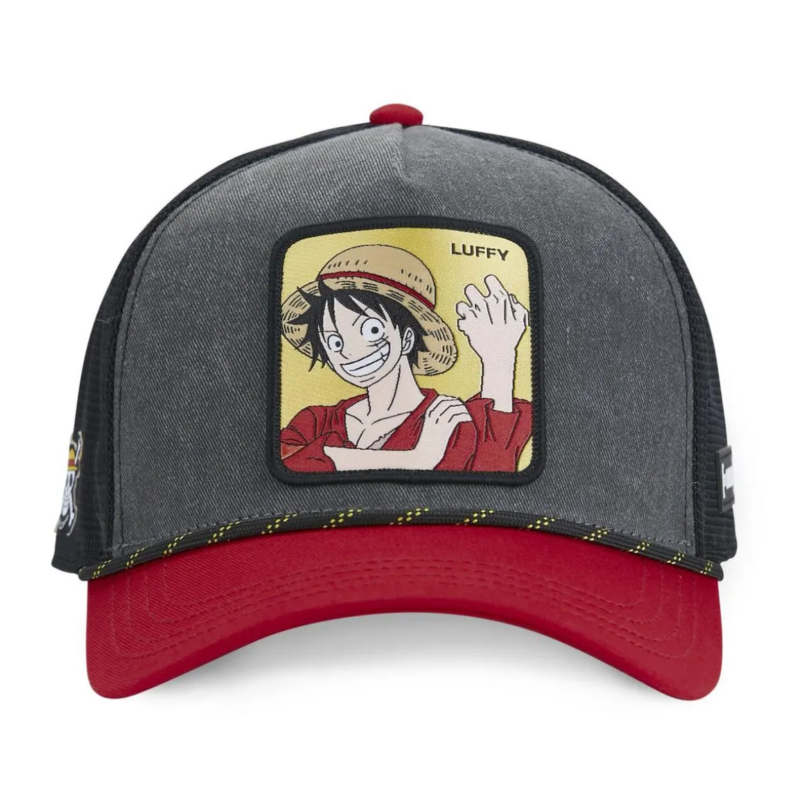 Casquette trucker avec filet finitions premium One Piece Mugiwara
