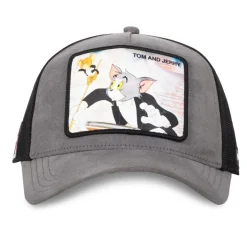 Casquette trucker avec filet finitions premium Tom et Jerry