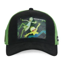 Casquette trucker avec filet finitons premium Rick et Morty