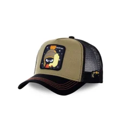 Casquette trucker Capslab Looney Tunes Martian Kaki