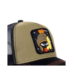 Casquette trucker Capslab Looney Tunes Martian Kaki
