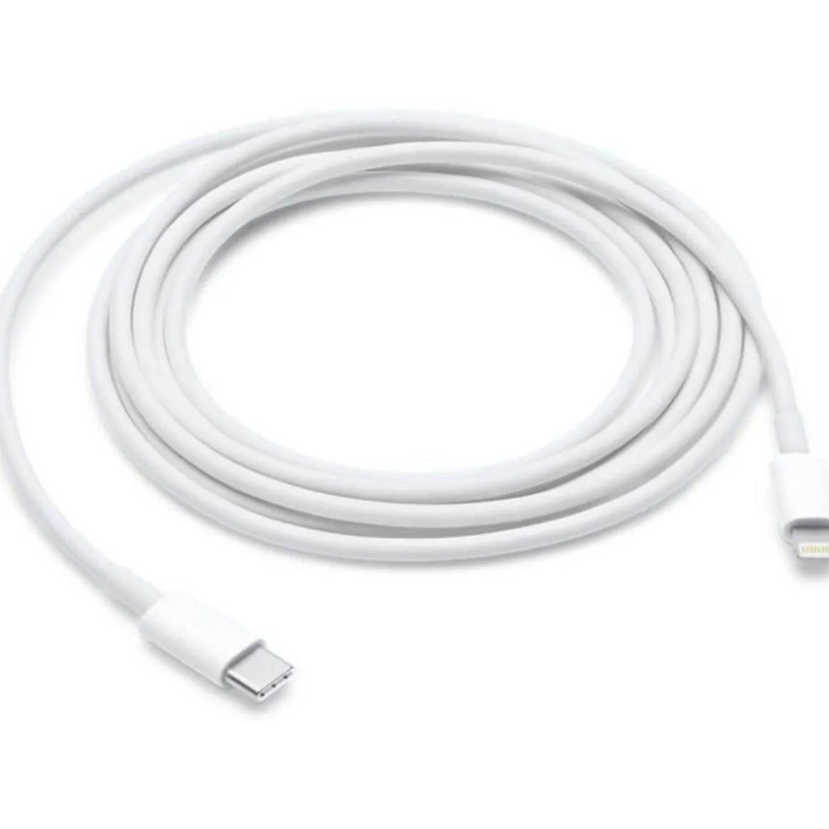 Câble adaptateur USB-Type C vers Lightning - Mâle/mâle - 2 mètres - Blanc