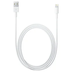 Câble de charge lightning - Longueur de câble 2m - Blanc