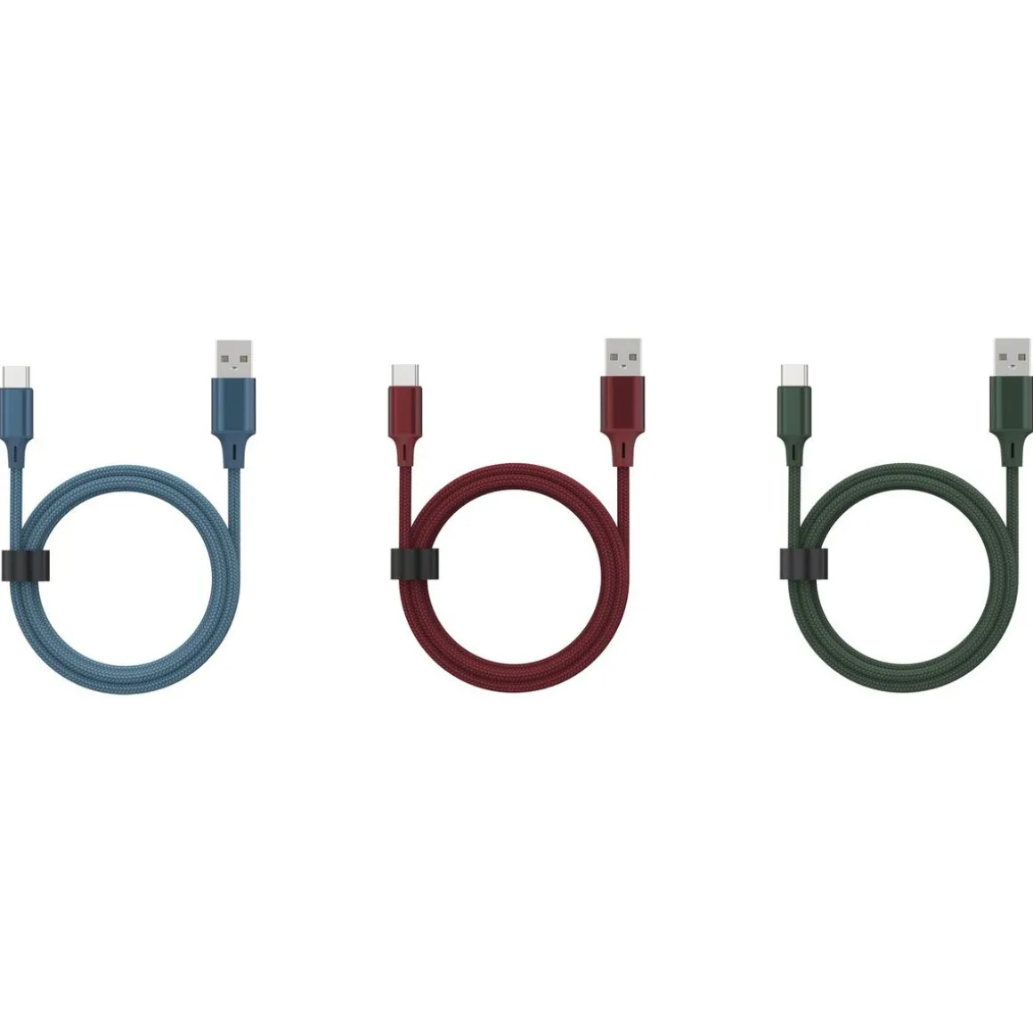 Câble de charge USB A/USB C 2m - Vert