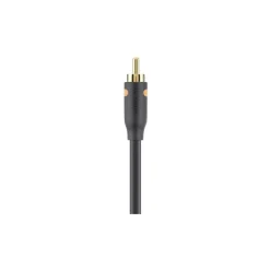 Câble RCA coaxiale M/M 2m Noir/Or F3Y096bf