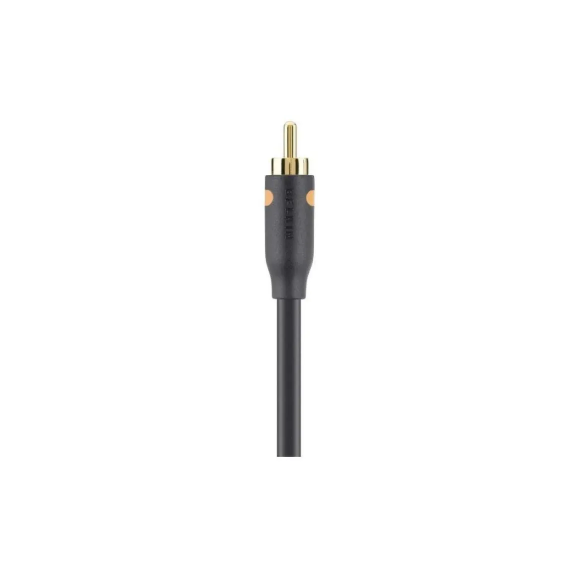 Câble RCA coaxiale M/M 2m Noir/Or F3Y096bf