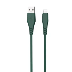 Câble USB A/Lightning MFI - Vert