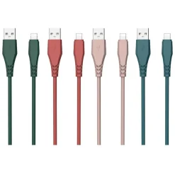 Câble USB A/Lightning MFI - Vert