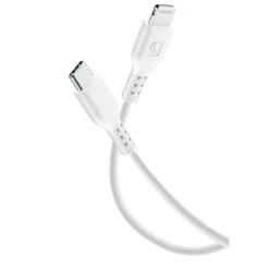 Câble USB C / Lightning 60cm - Blanc