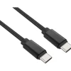 Câble USB C vers USB-C noir 2m
