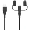 Câble USB Lightning/MUSB/USB C
