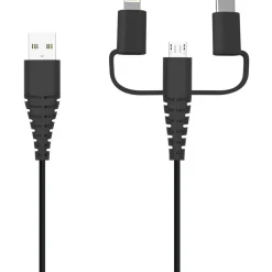 Câble USB Lightning/MUSB/USB C