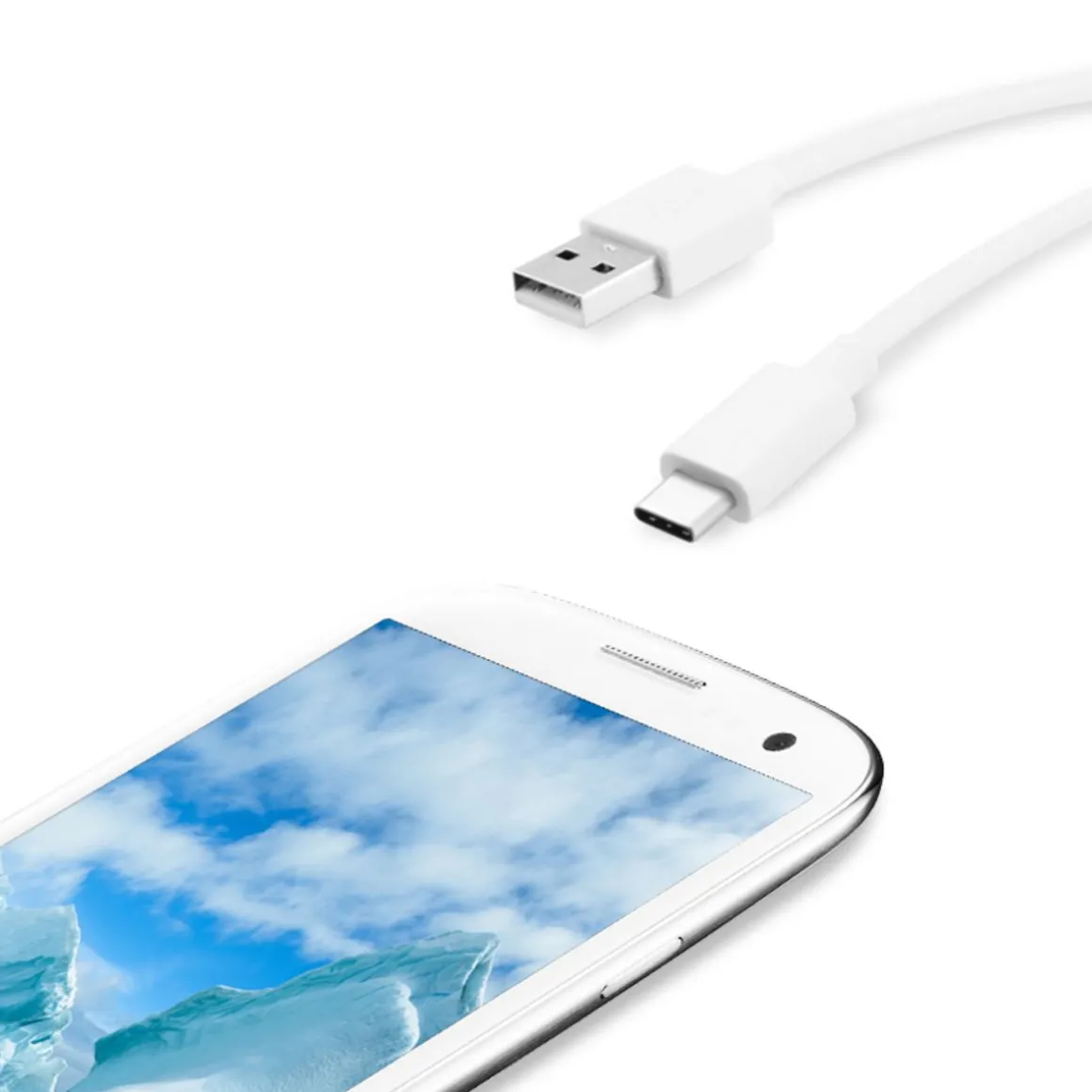 Câble USB-C - Blanc