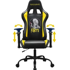 Chaise gaming Iron Maiden Killers, fauteuil gamer Noir taille L