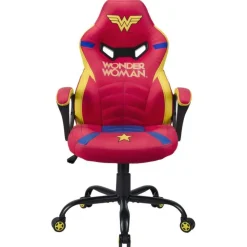 Chaise gaming Wonder Woman , fauteuil gamer Rouge taille S/M