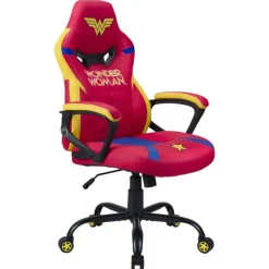 Chaise gaming Wonder Woman , fauteuil gamer Rouge taille S/M