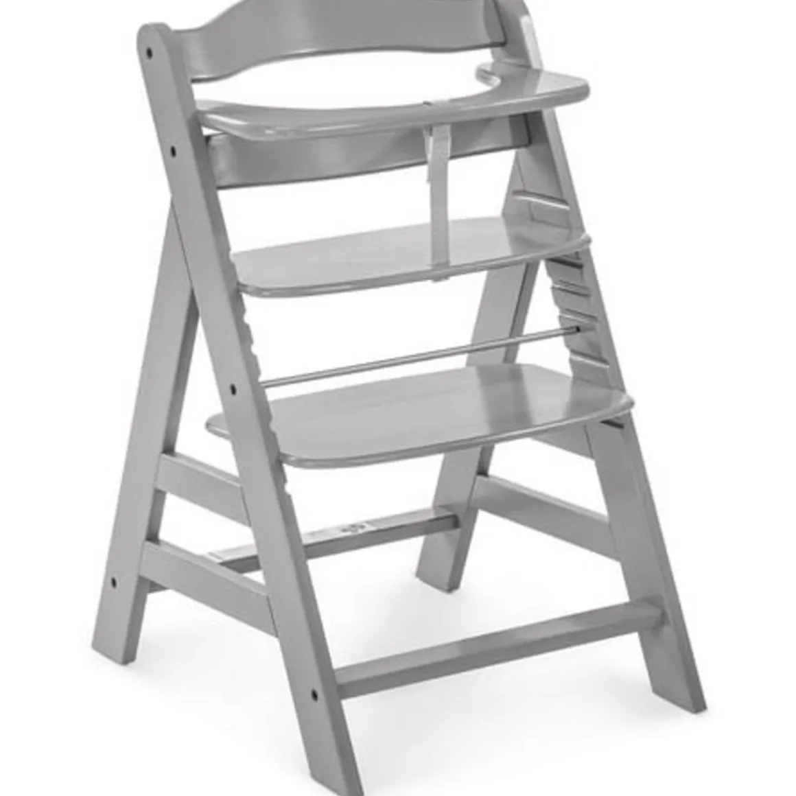 Chaise haute Alpha + B gris