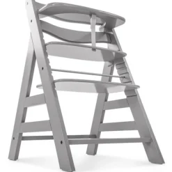 Chaise haute Alpha + B gris