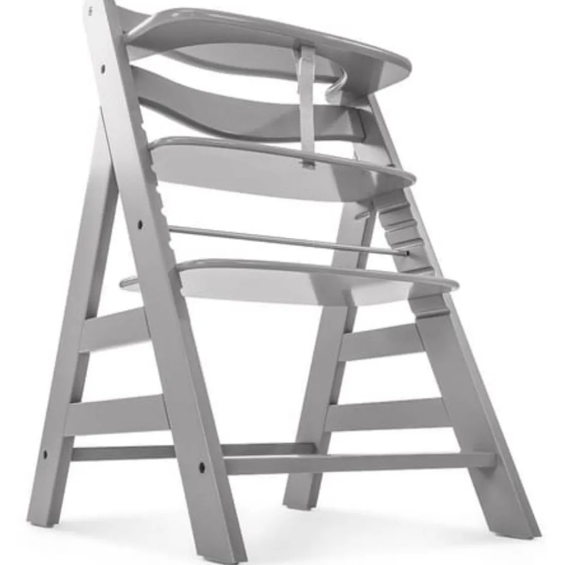 Chaise haute Alpha + B gris