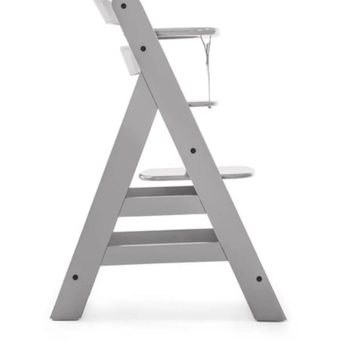 Chaise haute Alpha + B gris