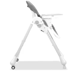 Chaise haute avec roues Baby Rabbit Gris