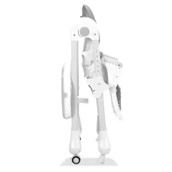 Chaise haute avec roues Baby Rabbit Gris