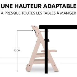 Chaise haute Beta+B blanc beige