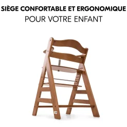 Chaise haute en bois Alpha+B