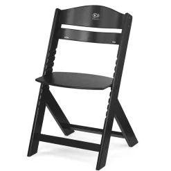 Chaise Haute Enock avec coussin noir - Gris