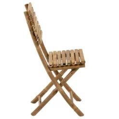 Chaise Pliable Design Bambou 98cm Naturel