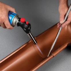 Chalumeau à gaz Multi-usages Soudure Brasage Cuisine + Cartouche de gaz butane 227gr KEMPER