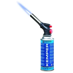 Chalumeau à gaz Multi-usages Soudure Brasage Cuisine + Cartouche de gaz butane 227gr KEMPER