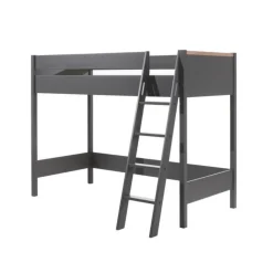 Chambre Complète Enfant 4P London 90x200cm Anthracite