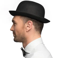 Chapeau Melon Noir - Adultes