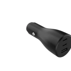 Chargeur allume-cigare 2 USB-C 30W + 1 USB-A 12W