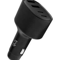 Chargeur allume-cigare 2XUSB et 2XUSB-C 78W noir