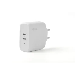 Chargeur double USB C - Blanc