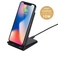 Chargeur induction sans fil Noir Stand